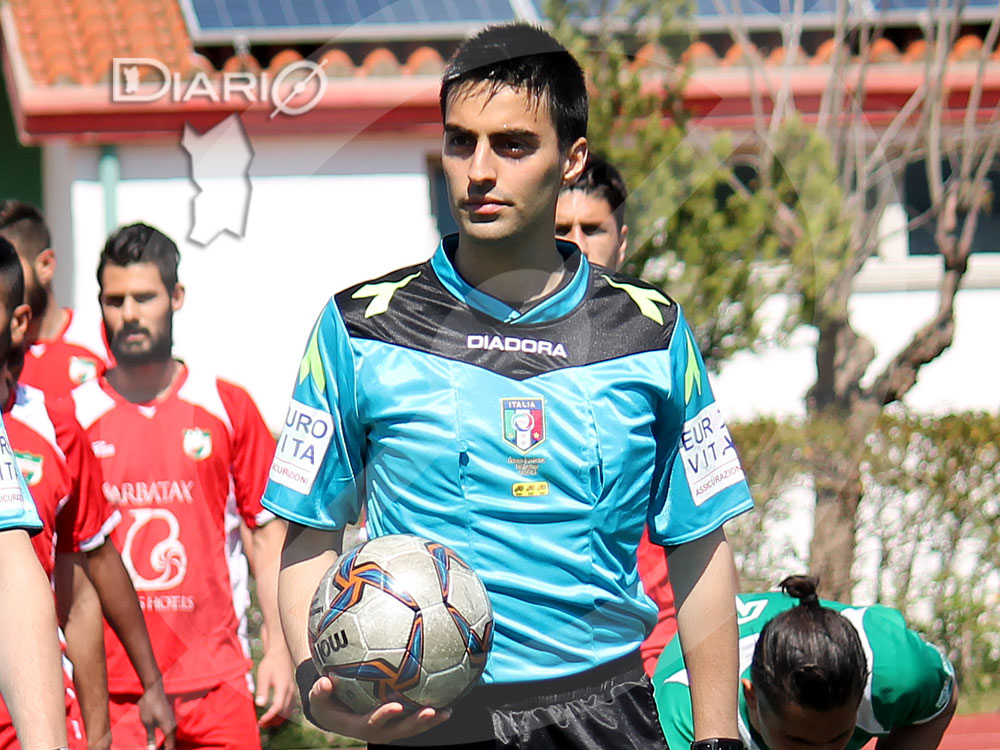 Arbitri 25 giornata Michele Delrio di Reggio Emilia dirige